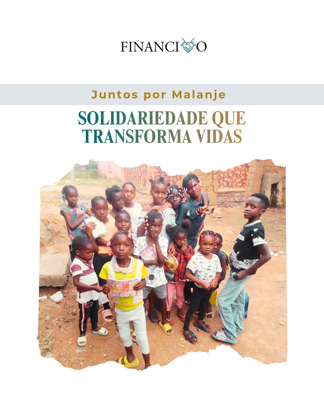 Imagem da campanha Juntos por Malanje: Um Natal de Esperança para 90 Crianças